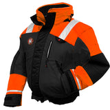 First Watch AB-1100 Flotation Bomber Jacket - Hi-Vis Orange/Black - XL [AB-1100-OB-XL]